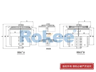 RODA齿式联轴器,RODA 基本型鼓形齿式联轴器