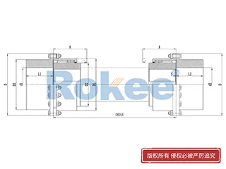 RODX齿式联轴器,RODX中间接轴型鼓形齿式联轴器